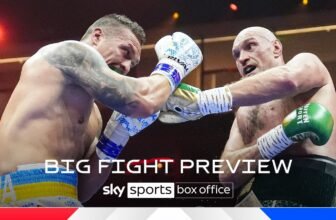 Usyk vs Fury 2: Oleksandr Usyk and Tyson Fury look...