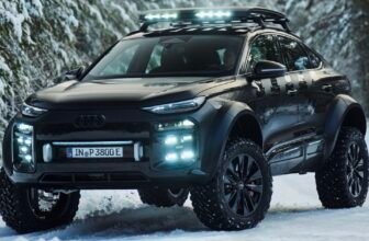 Audi’s lifted Q6 E-tron Off-Road concept is read...