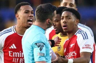 Myles Lewis-Skelly red card: Howard Webb believes ...