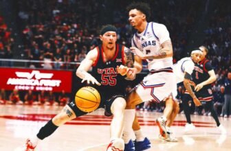 Utah’s Gabe Madsen sets program 3-point reco...