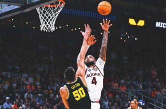 Johni Broome, Auburn flex their muscles in Sweet 1...