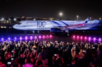 Delta marks 100th anniversary with special livery
