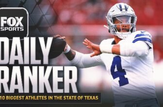 Who are the 10 biggest athletes in Texas?