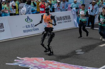 Robots run a half marathon, slowly