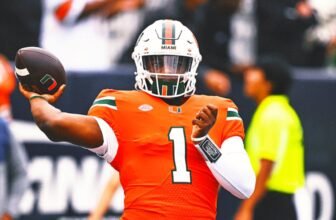 Likely No. 1 pick Cam Ward butters up Titans playe...