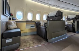 You can still book Lufthansa first class to Europe...