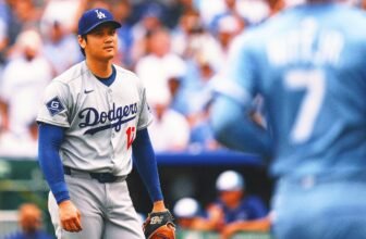Dodgers’ Shohei Ohtani throws record heat bu...