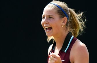 Wimbledon: Hannah Klugman, 16, and veteran Dan Eva...