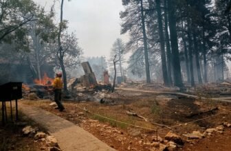 Grand Canyon National Park North Rim closure due t...