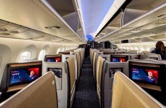 American Airlines’ new Flagship Suite busine...