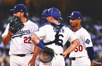 Dodgers Tie Padres Atop NL West After Holding On I...