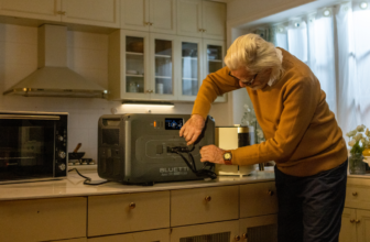 The Bluetti Apex 300 with expansion batteries and ...