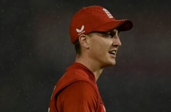 England’s Harry Brook calls rain-affected fi...
