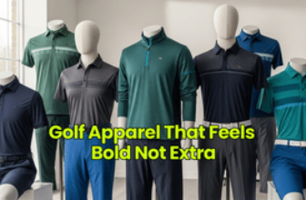 Golf Apparel That Feels Bold Not Extra