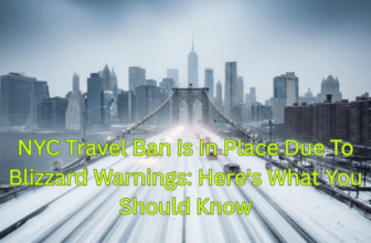 NYC Travel Ban Is In Place Due to Blizzard: What t...