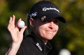 Charley Hull three off the lead as Mimi Rhodes dro...