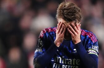 Arsenal’s Premier League title hopes hit at ...