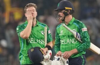 T20 World Cup: Ireland collapse in loss to co-host...